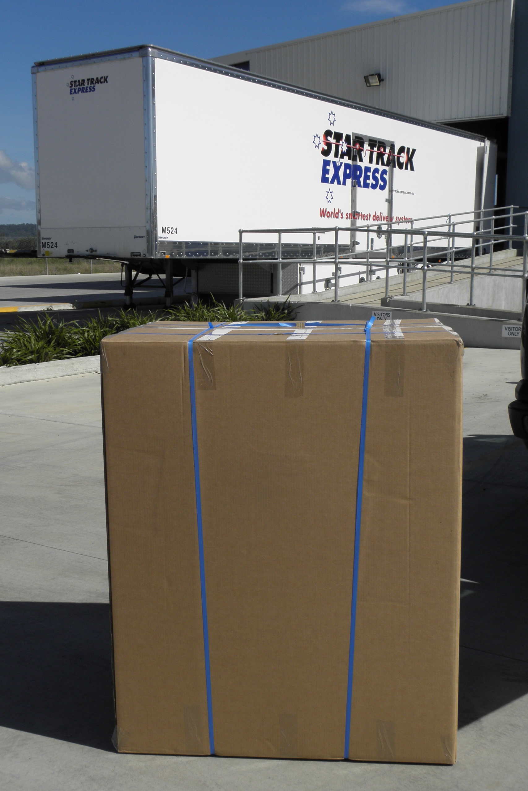 Image of carton ready to be shipped